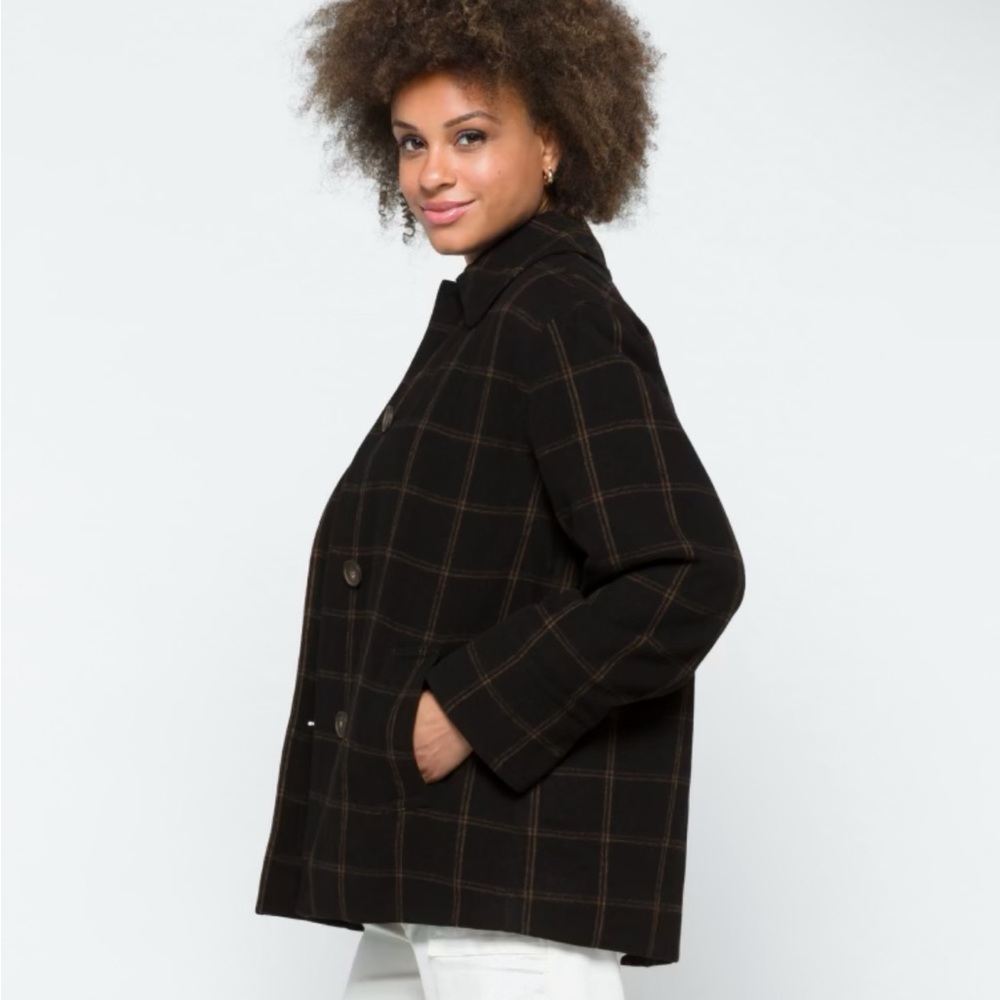 NWT Vince Plaid Padded Shirt Jacket - Picture 4 of 7